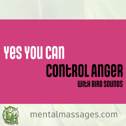 Yes you can CONTROL YOUR ANGER (With Bird Sounds)